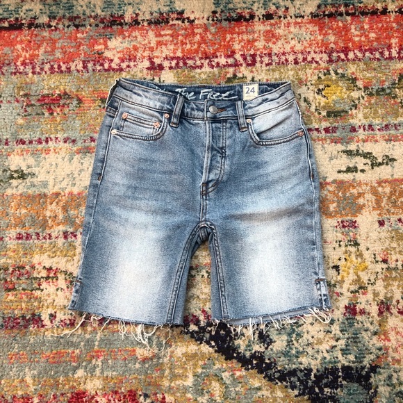 Free people denim shorts